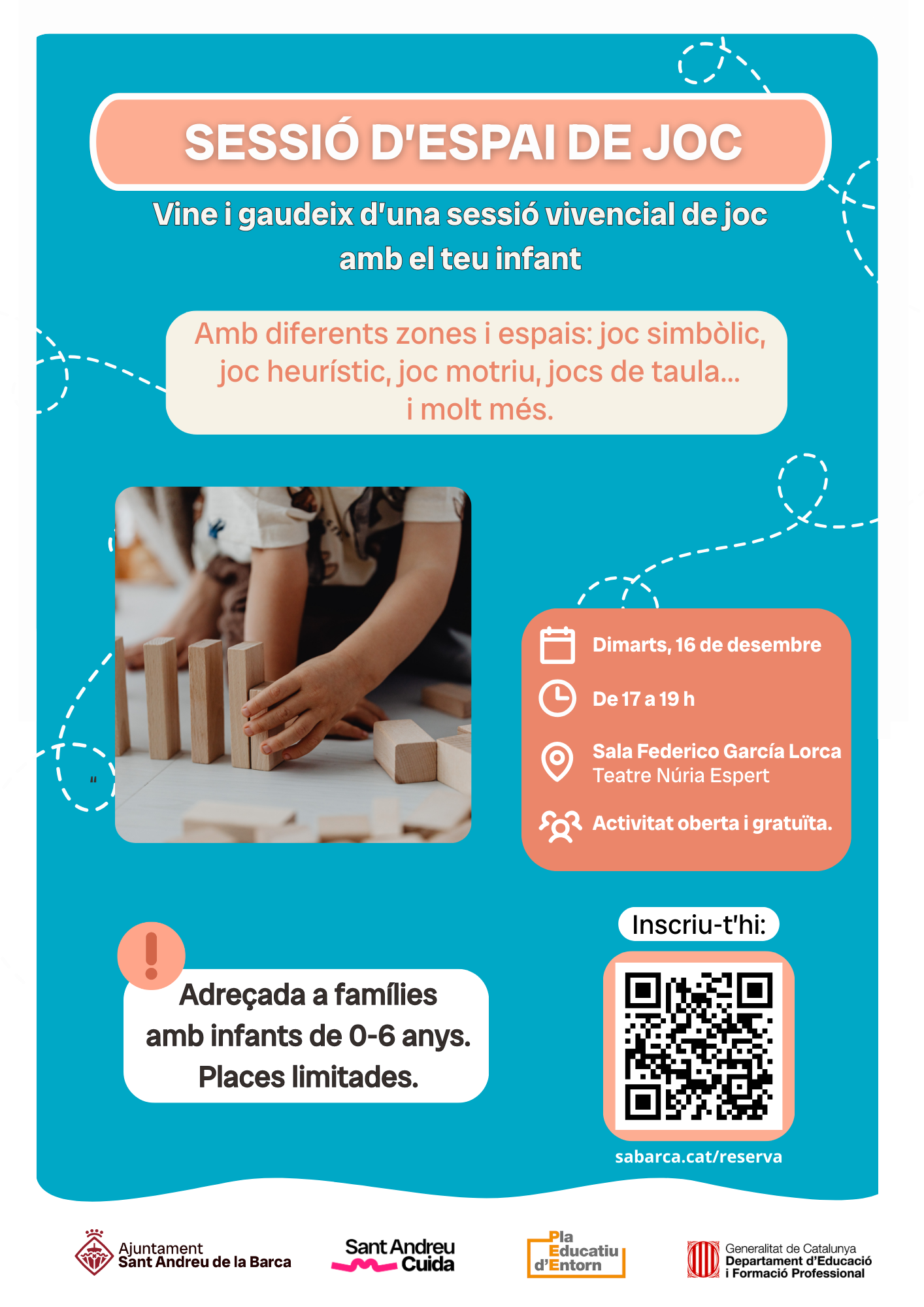 SESSIÓ D’ESPAI DE JOC